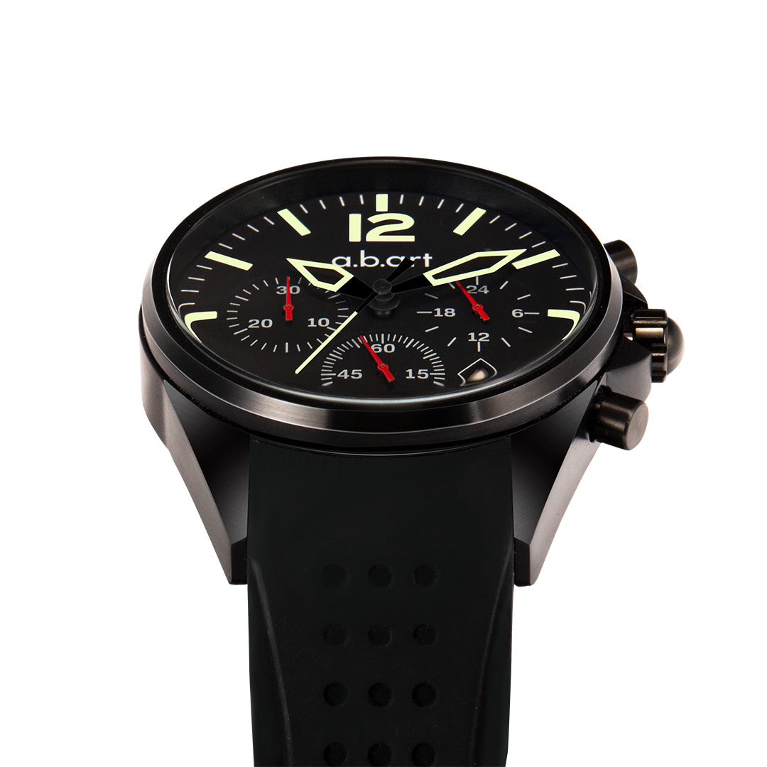 FP |42 mm | Black Silicone Strap | Multifunction Dial