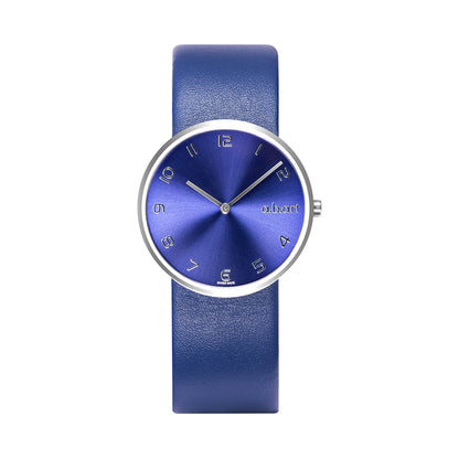 Strap 21 mm Leather Blue